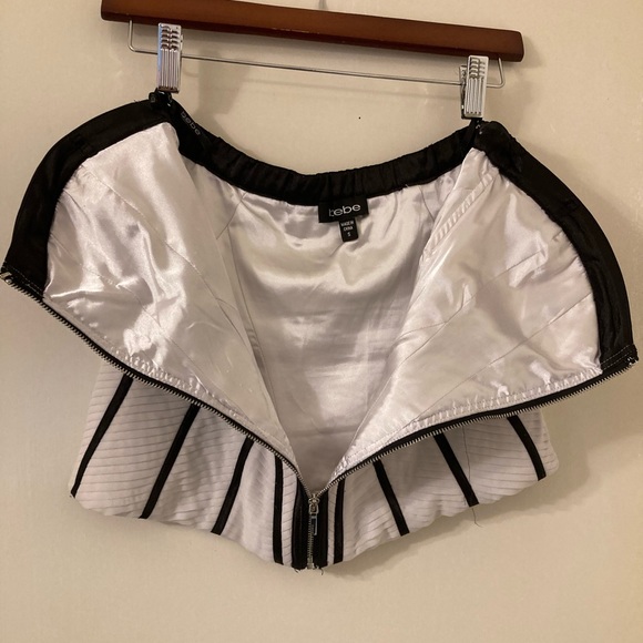 Bebe Bustiers. White and Black. Size Small. Sexy. - Picture 3 of 4